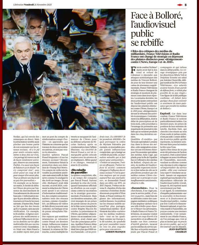 lattention_info's tweet image. La même semaine, deux articles de la presse bien-pensante — &quot;L&apos;Express&quot; assez brillamment, mieux informé, &quot;Libé&quot; plus prévisible mais propre ⬇️— ont exploré le &quot;phénomène #PascalPraud&quot;,  comme si &quot;le réel&quot;, malgré &quot;le discours obsessionnel&quot;, finissait par justifier un peu moins…