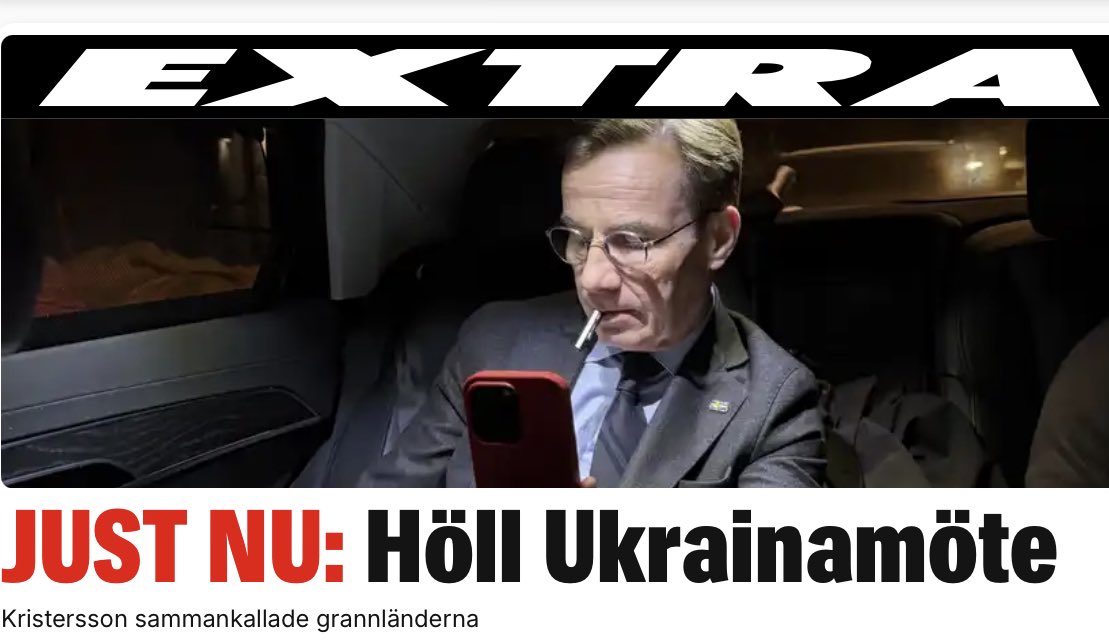 Trodde först han satt med en cigg i munnen