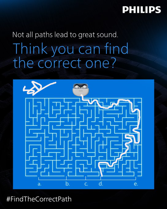 mysterioussu's tweet photo. @PhilipsSoundIN Path D
#FindTheCorrectPath
@PhilipsSoundIN
@AsifAnkalagi
@prashpatel_
@sengodan4
@Kinjal__01
@GoldQueenie4 https://t.co/DX1PbUe8xH
