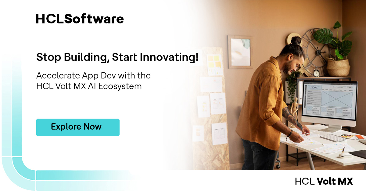 HCLDigital's tweet image. Standalone apps are history! 
Learn how the #HCLVoltMX AI Ecosystem is revolutionizing enterprise low-code development, accelerating innovation with plug-and-play AI assets (OCR, GenAI, translation &amp;amp; more). 

Read more: hclsw.co/0sx6ki 
#HCLSoftware