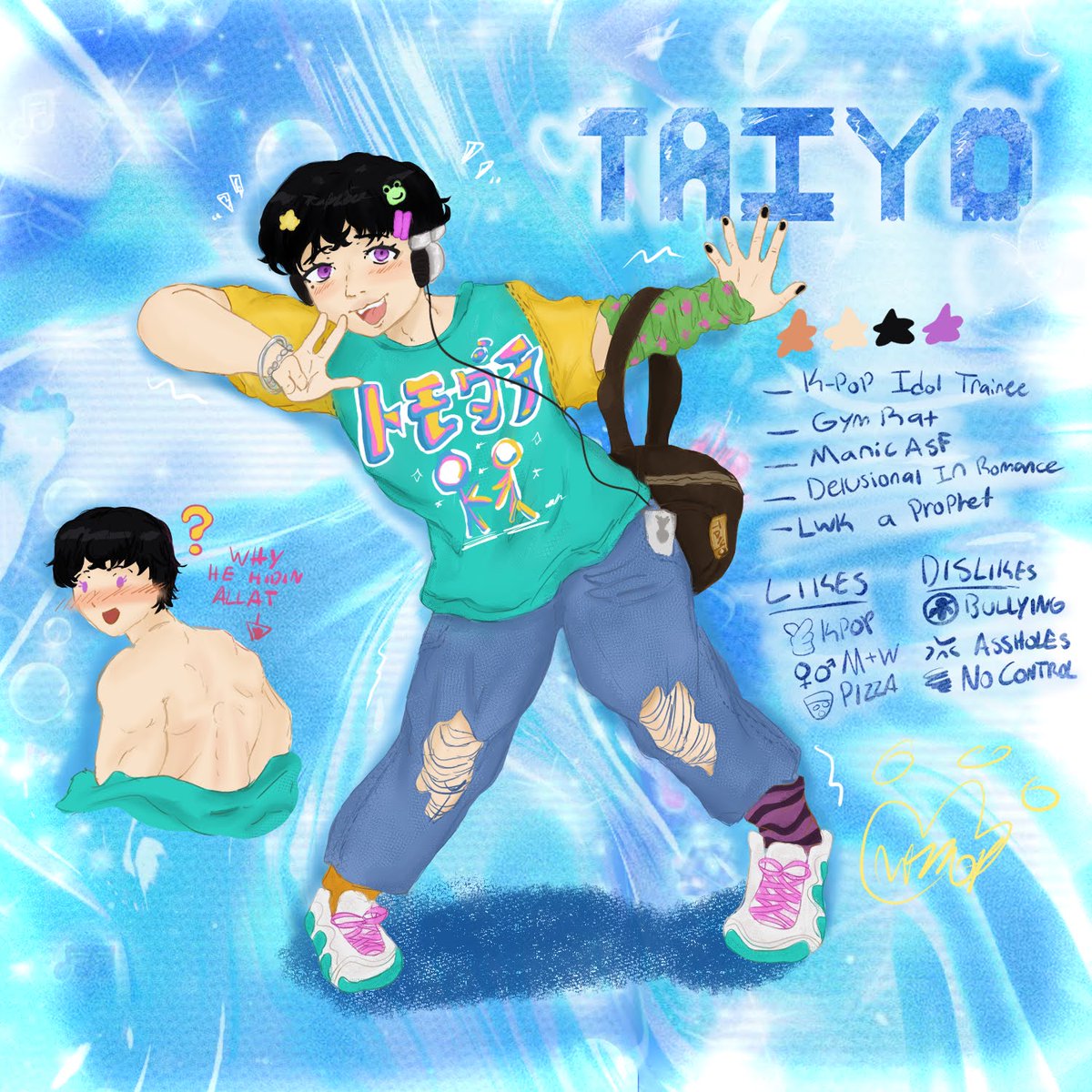 nikko_P123's tweet image. Hi guys!! I&apos;m Nikko, and I want to start commisions!! I want to get a Vgen code, so please help me get to 20 reposts and 100 likes!! ❤️🌈 heres my art! #VGenCode #VGen