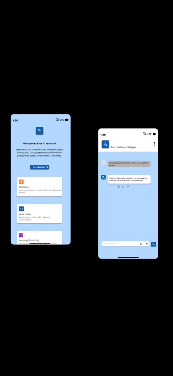 youngnuddy's tweet image. My submission for #EaseAI
Clean and simple UI screens