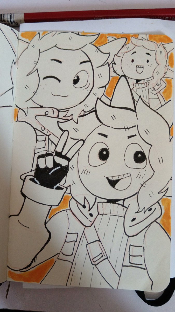 dibujar en tradicional mi mayor enemigo (mi pulso, en realidad 😭)  #sunspot