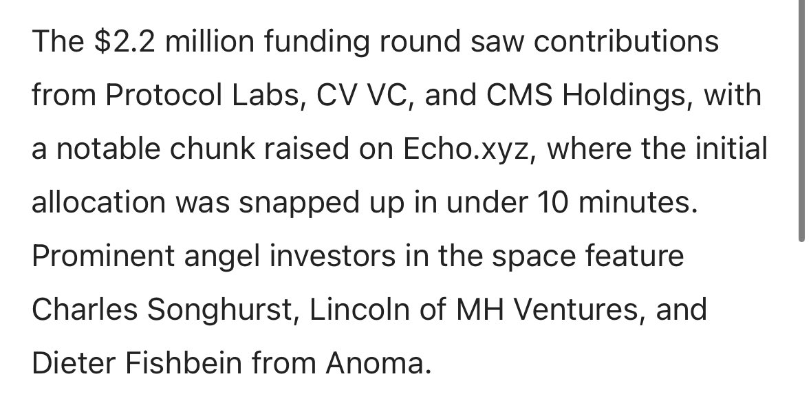 ZoomerOracle's tweet image. My quant told me they raised 2.2m at 30m fdv and it’s trading now at 2.6m fdv?