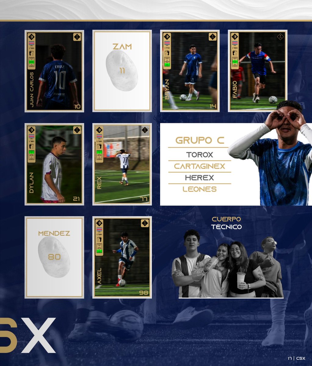 Presentamos nuestra primera edición del álbum de Cartaginex para la XCUP 2025😮‍💨💙🤍⚽️

Créditos a <a href="/kongo_cr/">Kongo</a> 🙌🏼