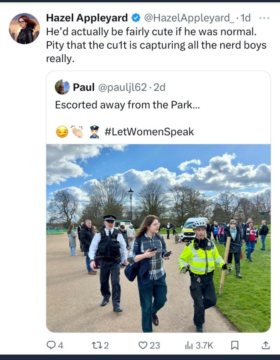 <a href="/FredaPeaches/">Freda Wallace</a> "I find 16 year olds cute" she said, gender critically