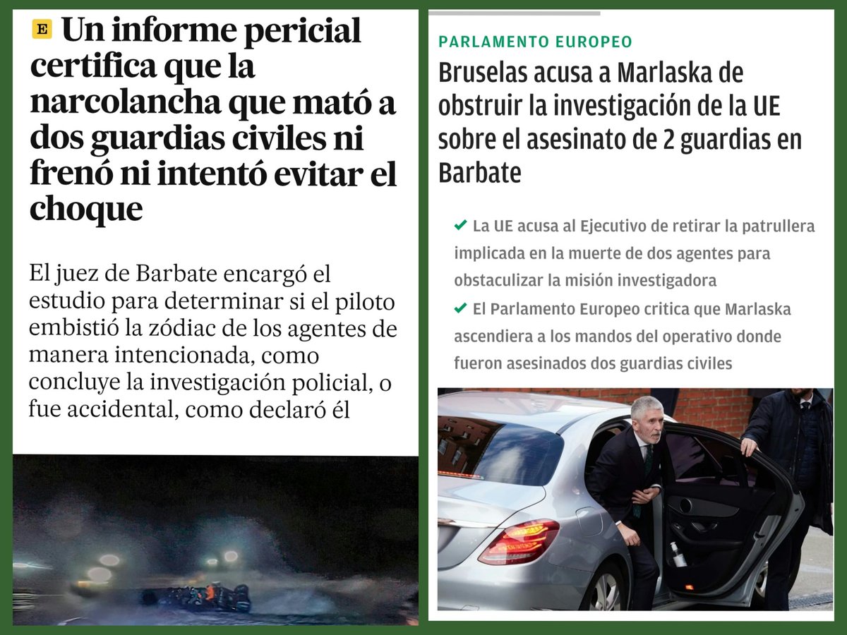 jucilnacional's tweet image. Mientras los jueces hacen su trabajo para esclarecer el asesinato de nuestros compañeros en Barbate, Marlaska es acusado por Bruselas de obstruir la investigación de laUE sobre su asesinato.

JUCIL EXIGE que el ministro del Interior de explicaciones urgentes y…