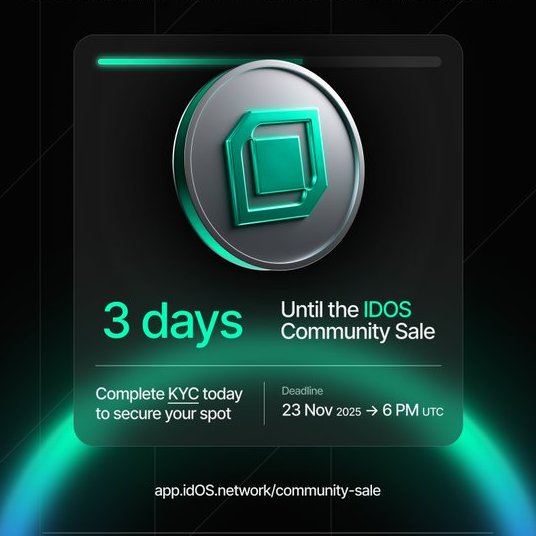 Petervibes1's tweet image. @idOS_network  Announces Arbitrum as Launch Chain Ahead of Token Generation Event

With just three days remaining until the idOS community sale, the team has confirmed that the $IDOS token and mainnet will launch on the Arbitrum network.