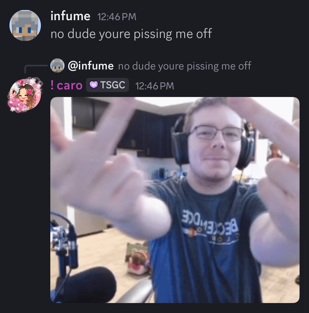 verclercswiftie's tweet image. me when my name is infume and i don&apos;t believe in lag in minecraft events