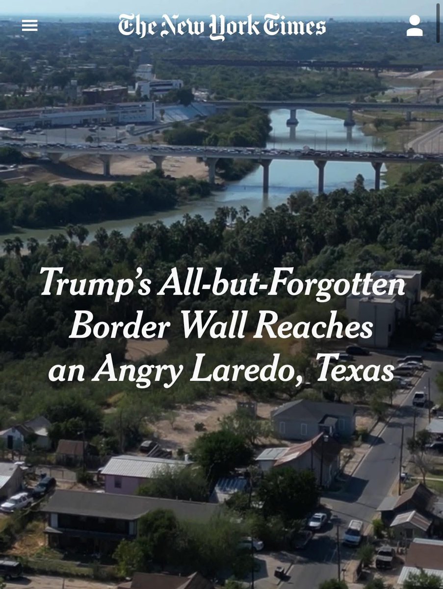 Proud moment for Laredo! 🌎✨The New York Times <a href="/nytimes/">The New York Times</a> highlighted <a href="/RGISCLaredo/">RGISC</a> work in its latest article. Grateful to see our community’s voice and efforts recognized on a national stage.🙌🏻 

Read the article here ⬇️ nytimes.com/2025/11/21/us/…

#ProtectTheRioGrande
#LaredoTexas