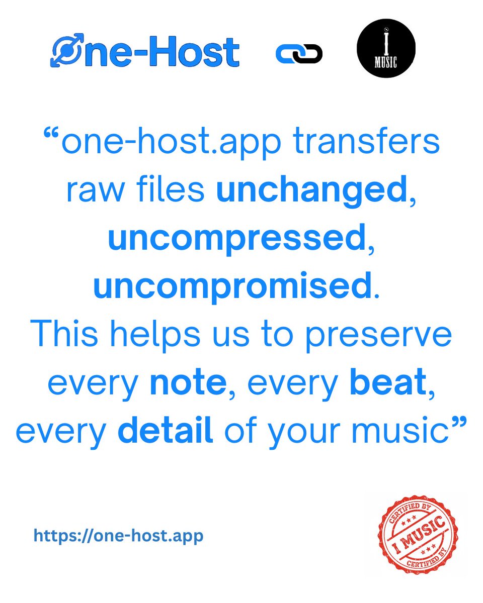 One_Host_App's tweet image. I Music finds One-Host reliable when it is about transferring raw audio or video files. We celebrate &amp;amp; thank I Music and his team to trust One-Host for their operations and create energetic music for all of us! #FileTransfer
#InstantSharing #WirelessTransfer #P2PSharing