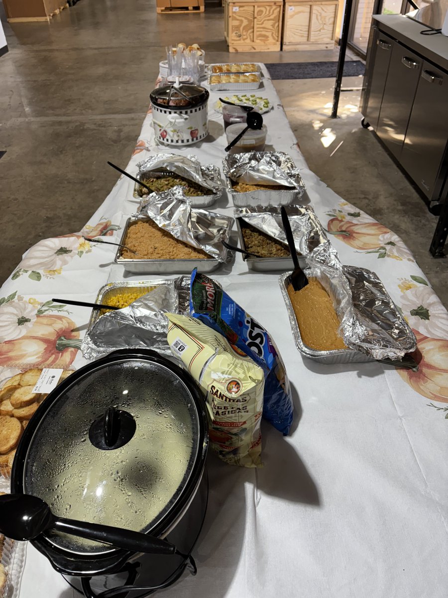 Today, we held our Thanksgiving Potluck at Lane &amp; McClain Distributors. We are so excited by the turnout and all the delicious items our team made for the event. Thank you everyone who came and enjoyed, helped set up, and brought a dish.
#LaneandMcClain #Potluck
