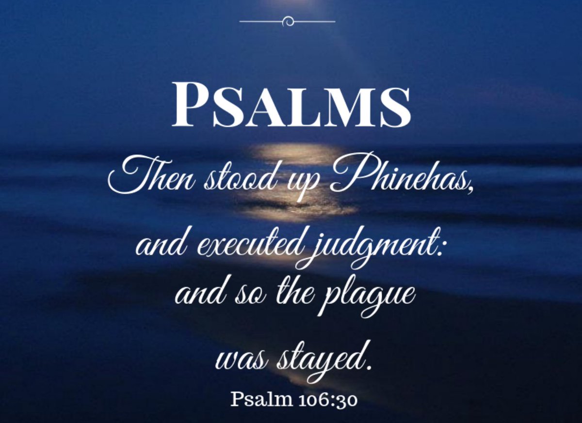 HeartOfLord21's tweet photo. Psalms 106:30 KJV:
“Then Phinehas stood up, and executed judgment: and so the plague was stayed.”
#Psalms106 #Faithfulness #CourageInGod #StandForRighteousness #GodsPower #DivineJustice #HolyZeal #TrustGod #BibleReflection #DailyDevotion #GodsFavor #SpiritualStrength https://t.co/d8qvNlu3Gy