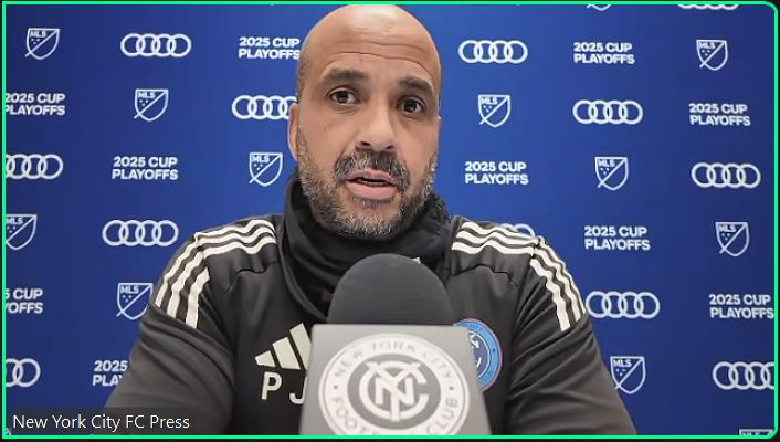 NYCFC Head Coach Pascal Jansen wouldn't go into details but implied that the injuries to Andres Perea and Alonso Martinez came about from "Playing on turf."

#NYCFC