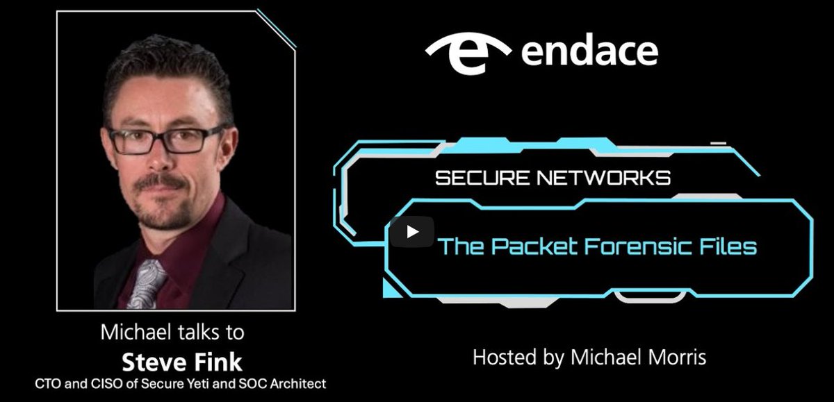 🚨 Packet Forensic Files Episode Alert!
Steve Fink of Secure Yeti talks AI-driven SOCs, full-packet visibility &amp; building resilient security teams. Watch now 🎧 ow.ly/mKrq50XvYef
#CyberSecurity #AI #SOC #PacketForensicFiles