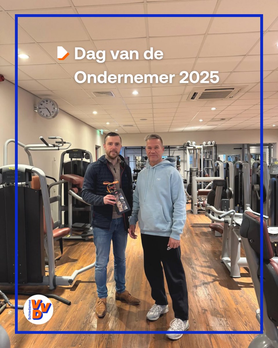 Een stad die ruimte maakt voor ondernemers, wordt vanzelf een sterke stad waar het leven goed is. 

Ondernemers als @fitsportland🏆💪🏻 houden Schiedam sterk en levendig en zetten we vandaag extra in het zonnetje.

#dagvandeondernemer #schiedam #vvd