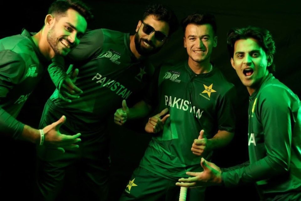 MaazSadaqat's tweet photo. #Alhamdulliah 
Into the finals! 🇵🇰💚
Let’s bring it home. 🏆
#Pakistan #EmergingCup https://t.co/zf2ydJda4R