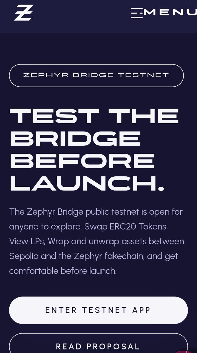 DerilPana's tweet image. @zephyr_org  assets $ZEPH $ZSD $ZRS $ZYS on EVM (wrapped on ETH) are on test phase. V2 for testing rolling out in coming days.
 Then Main EVM launch. 
testnet-bridge.zephyrprotocol.com

m.youtube.com/watch?v=x4qmIM…