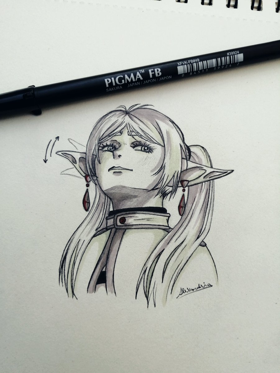 alexmcc_97's tweet image. My contribution to this trend!

That angle is not that hard once you realize the shadow on the neck does half of the work 😁

🔄 + ❤️ VERY APPRECIATED 
#Frieren