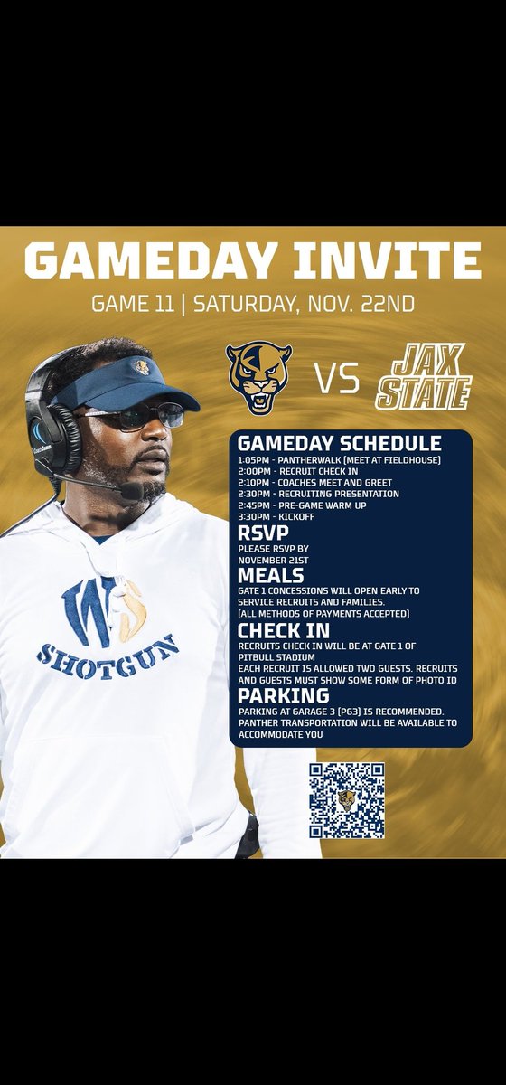 🔥We will be at FIU tomorrow!🔥 <a href="/FIUFBRecruiting/">FIU Football Recruiting</a> <a href="/HCWillieSimmons/">Coach Willie Simmons</a> <a href="/RSmittyRock/">Ryan Smith         #SmittyRock</a>