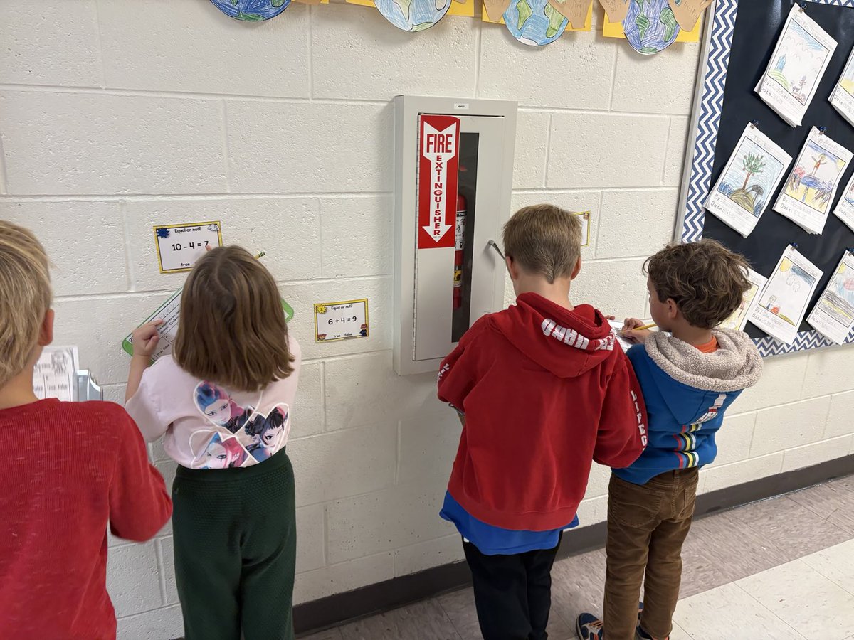 Solving some math problems.