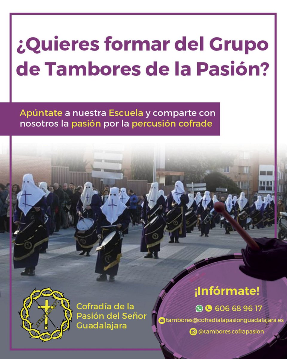 pasin_guad's tweet photo. Grupo de Tambores de la Pasión. https://t.co/npt3vDuM1Q