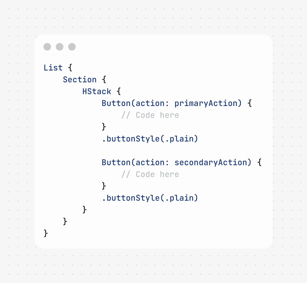 seracreativo's tweet image. Si intentan agregar acciones independientes dentro de un item de una List en #SwiftUI, el comportamiento por defecto suele capturar todo el toque en la fila.

Descubrí que la forma más limpia de evitarlo es usando .buttonStyle(.plain) en los elementos internos. Funciona perfecto…