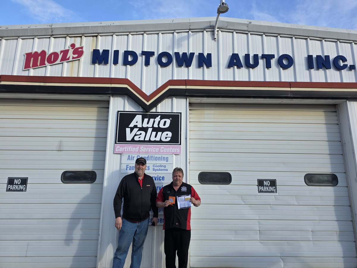 🎉Congratulations to Randy M. of Moz's Midtown Auto, Inc. in Mapleton, MN. 🏆✨ Randy is a winner in our 2025 Orlando Experience Sweepstake! We hope you enjoy your gift card and thanks for your continued support and dedication to the industry.