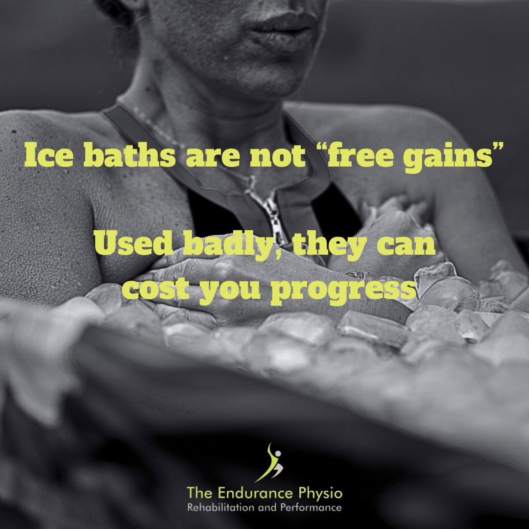 theEndurancePT's tweet image. Here’s a long one that’s been building for some time……

Athletes love a trend.

Right now 10 minutes in a bin of ice because some influencer said “it boosts recovery and performance” seems to be all the rage.

This is helped by the multitude of offers and discounts on home…