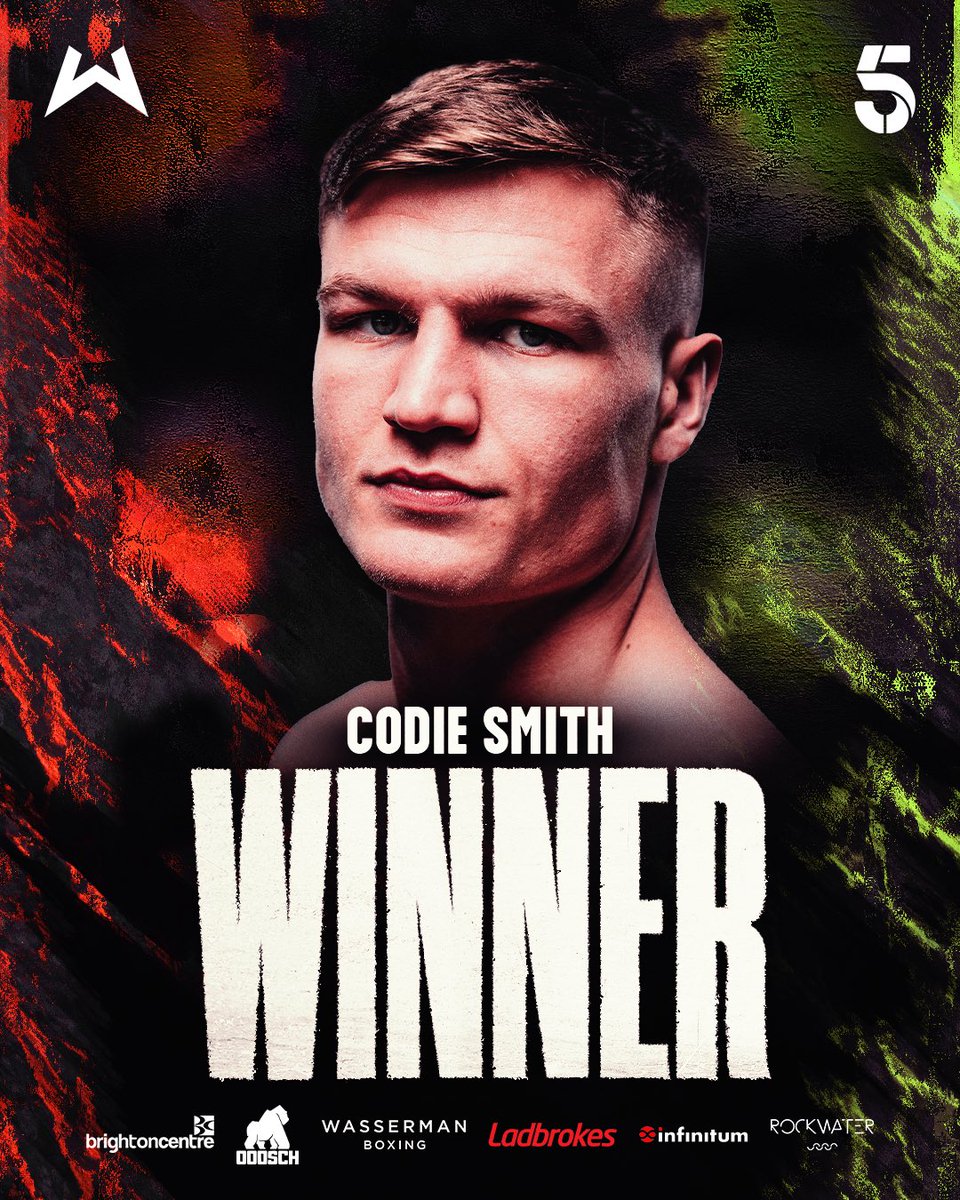 WassermanBoxing's tweet image. Still undefeated 🔥

Codie Smith defeats Franco Andres Cajal by decision and moves to 8-0 🏆

More to come on 5Action 🍿

@Ladbrokes | @SauerlandBros | @Channel5Sport | @InfinitumEnt | #APointToProve