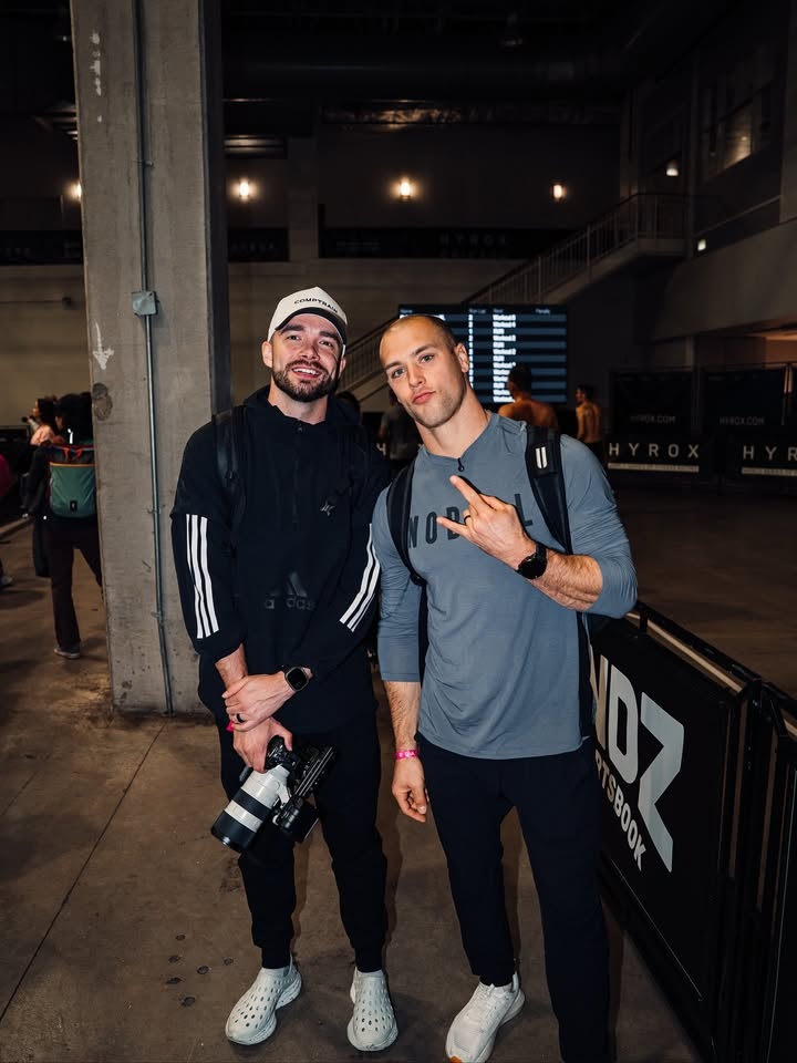 "Landed at HYROX Chicago and having a blast! Loving connecting with the community and soaking up the inspiring energy of people pushing through a challenge, and hanging with some of the <a href="/comptrain/">Daryl Kinton</a>.co crew! 🙌🏼

Excited to race tomorrow!! Start is 7:40pm CST."

<a href="/colesager35/">Cole Sager</a>