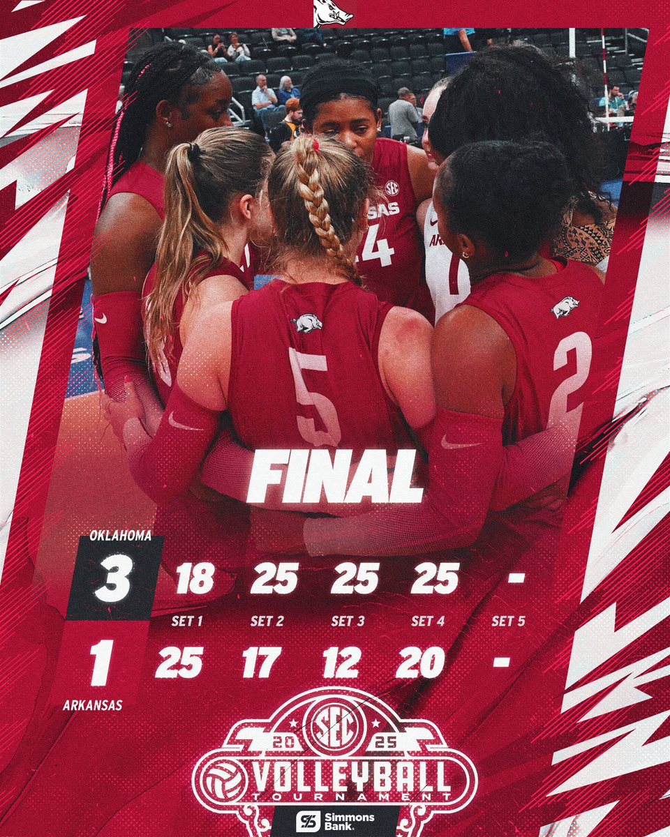 RazorbackVB's tweet image. Our season comes to a close in Savannah
