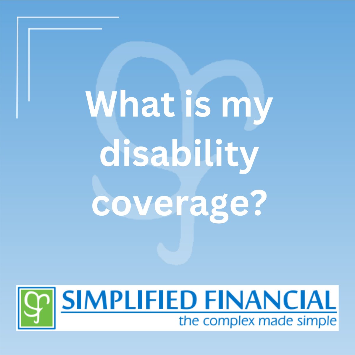 SimplifiedFin's tweet image. Ever wondered what your disability coverage is? Take a look at your booklet. Give us a call to review it!

We are here to help!
linktr.ee/simplifiedfina…