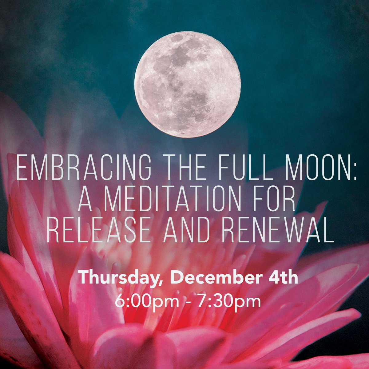 HenHudLibrary's tweet image. Bring your own mat or blanket. Visit our website for more information and to register.

#meditation #meditate #fullmoon #hhfl #librariesrock