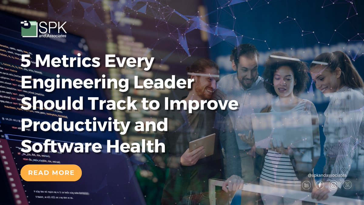 spkaa's tweet image. Are you an engineering leader looking to improve software health and increase productivity? Discover the 5 metrics your team needs to be tracking. 📋 

spkaa.com/blog/5-metrics…

#Metrics #Engineering #Productivity #SoftwareHealth