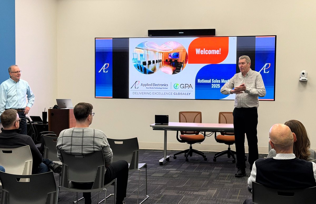 Applied_tweets's tweet image. This week, our sales and executive teams from coast to coast assembled at our Toronto head office for our National Sales Meeting!

#AppliedElectronics #SalesTeam #NationalSalesMeeting