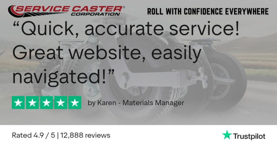 SERVICECASTER's tweet image. Click, order, roll. 🖥️🛞Service Caster’s easy-to-use website makes finding the right caster simple and our quick, accurate service gets it to your door fast and hassle-free. #ServiceCaster #FastService #EasyOrdering