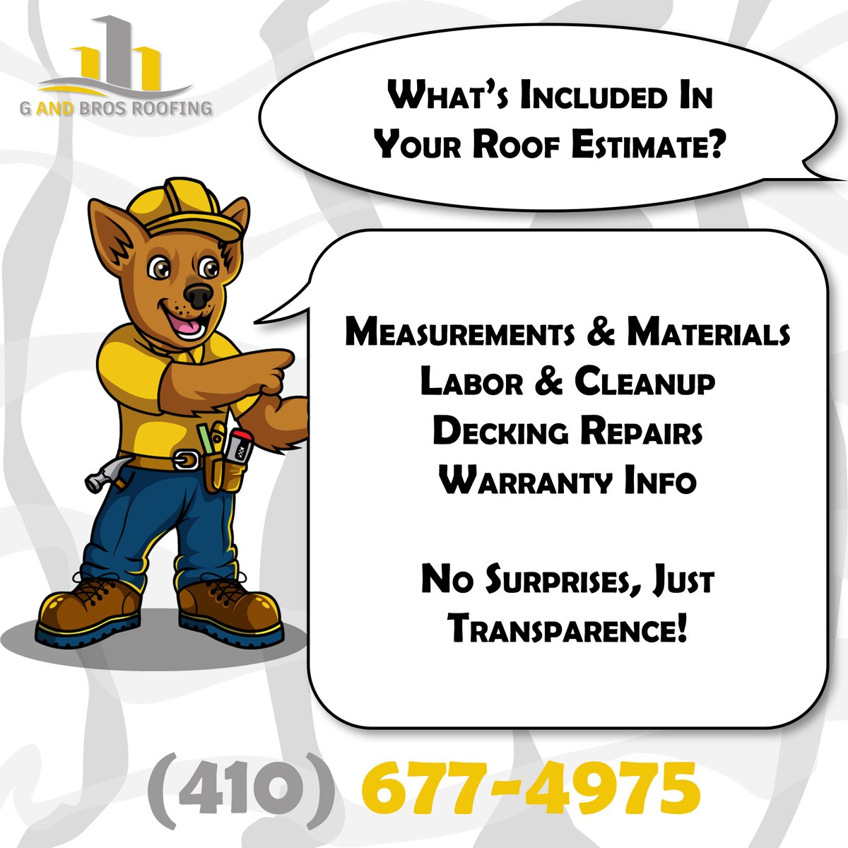 GandBrosRoofing's tweet image. What’s in our roof estimates? 🏠📋
✅ Materials &amp;amp; labor
✅ Cleanup &amp;amp; warranties
✅ Decking notes if needed
No hidden fees—just clear, honest pricing! 💪 #FAQFriday #RoofingTips #GandBrosRoofing