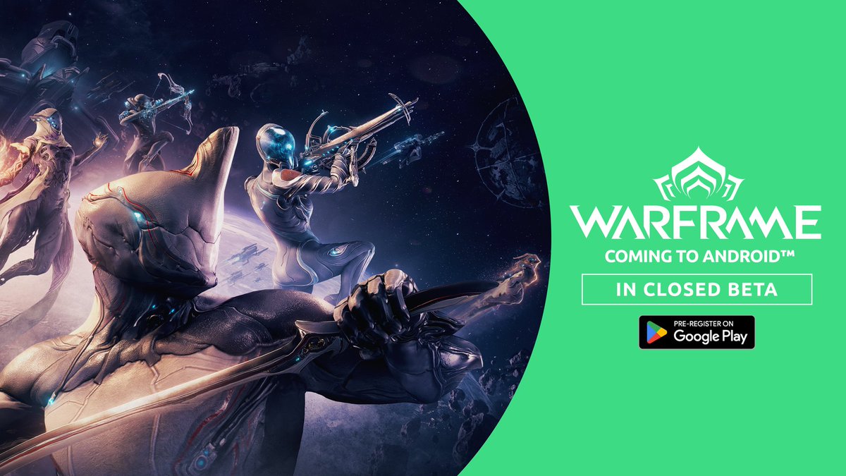 PlayWarframe's tweet image. The #Warframe Android Closed Beta begins November 28!

Opt in today to make sure you&apos;re ready to participate in the Origin System&apos;s next mobile adventure: wrfr.me/44oxIpM