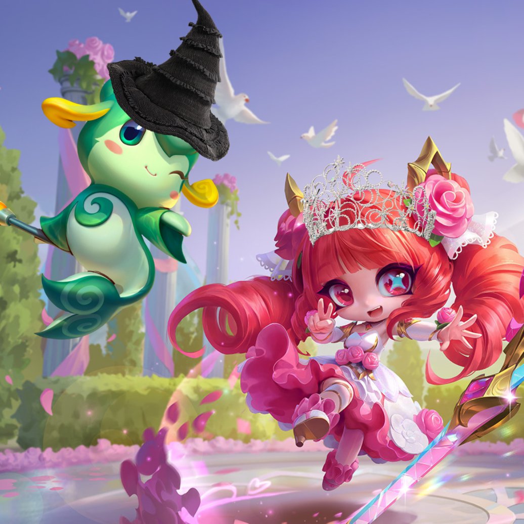 TFT's tweet photo. pink goes good with green https://t.co/JRfFPvIDQn