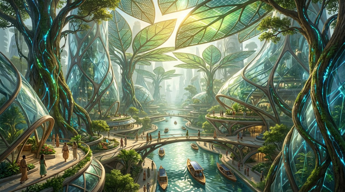 PromptSin's tweet image. Step into the future of eco-urban living—embrace innovation &amp;amp; sustainability! 🌿✨ #GreenTech #FutureCities