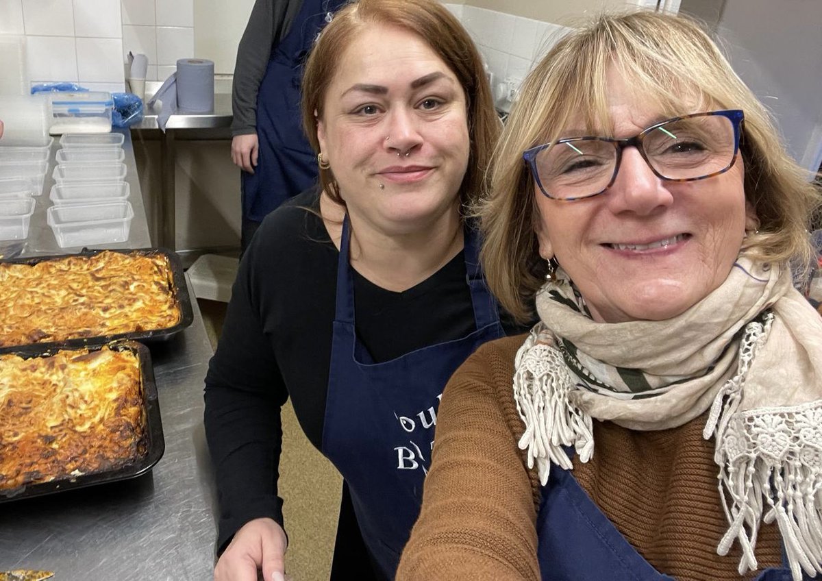Our Second Bite team led by Michele &amp; Vicky made 80 meals for rough sleepers who will be acessing SWEP over the winter- 40 lasagne &amp; 40 chicken curry to replace the 100 + meals already prepared and delivered over this cold snap!
The team know how important a hot meal is❤️