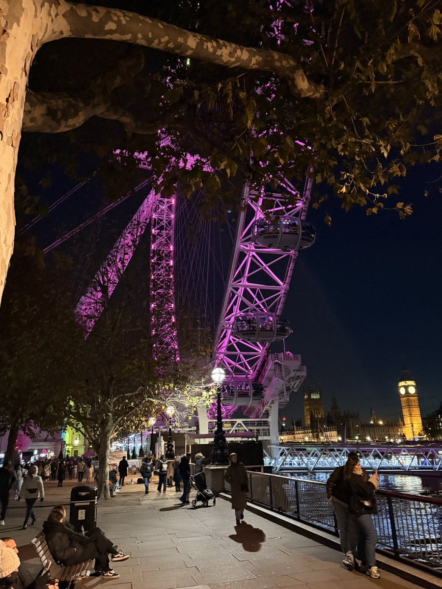 ManVMountain's tweet image. London skyline at night is pretty awesome! 🥰