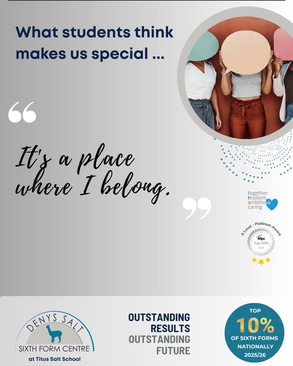 Denys Salt Sixth Form Centre tweet media