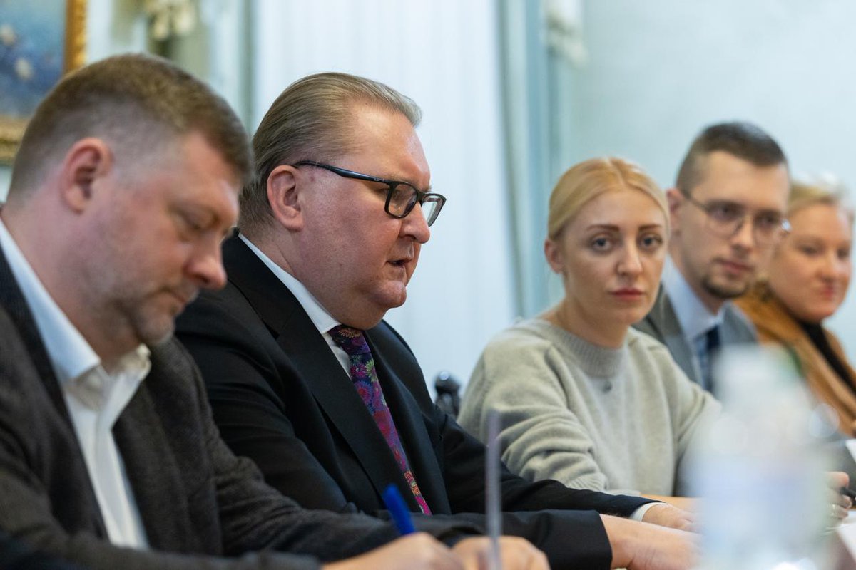 kmathernova's tweet photo. 🚀 Productive Supervisory Group meeting with @LithuaniaMFA 🇱🇹, @DanishMFA 🇩🇰 &amp; 🇺🇦 partners on our flagship @Ukraine2EU project. 

As Ukraine powers toward EU Accession readiness by 2028, the EU will stand strong, providing support at every step of the journey. 💪✨🇪🇺 https://t.co/h6Z44nMsBS