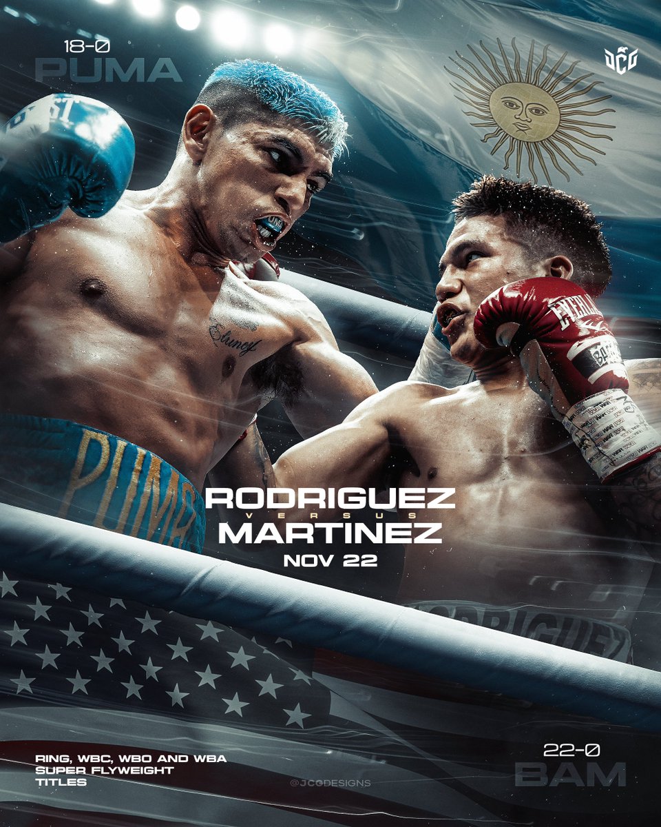 MAÑANA🥊🔥Jesse Rodriguez vs. Fernando Pumita Martinez ⁣
⁣👊VAMOS Pumita querido! 🇦🇷👊

#RodriguezMartinez #TheRingIV