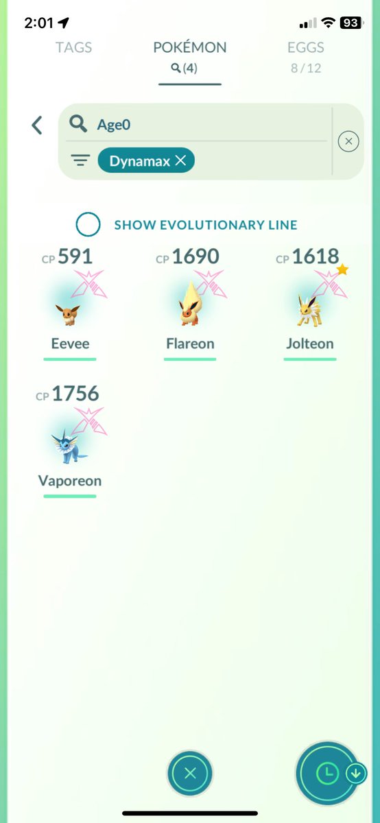 CaptainBraviary's tweet photo. Thankfully I got all 3 eeveelutions in a row #PokemonGo https://t.co/SeUESNcGCm