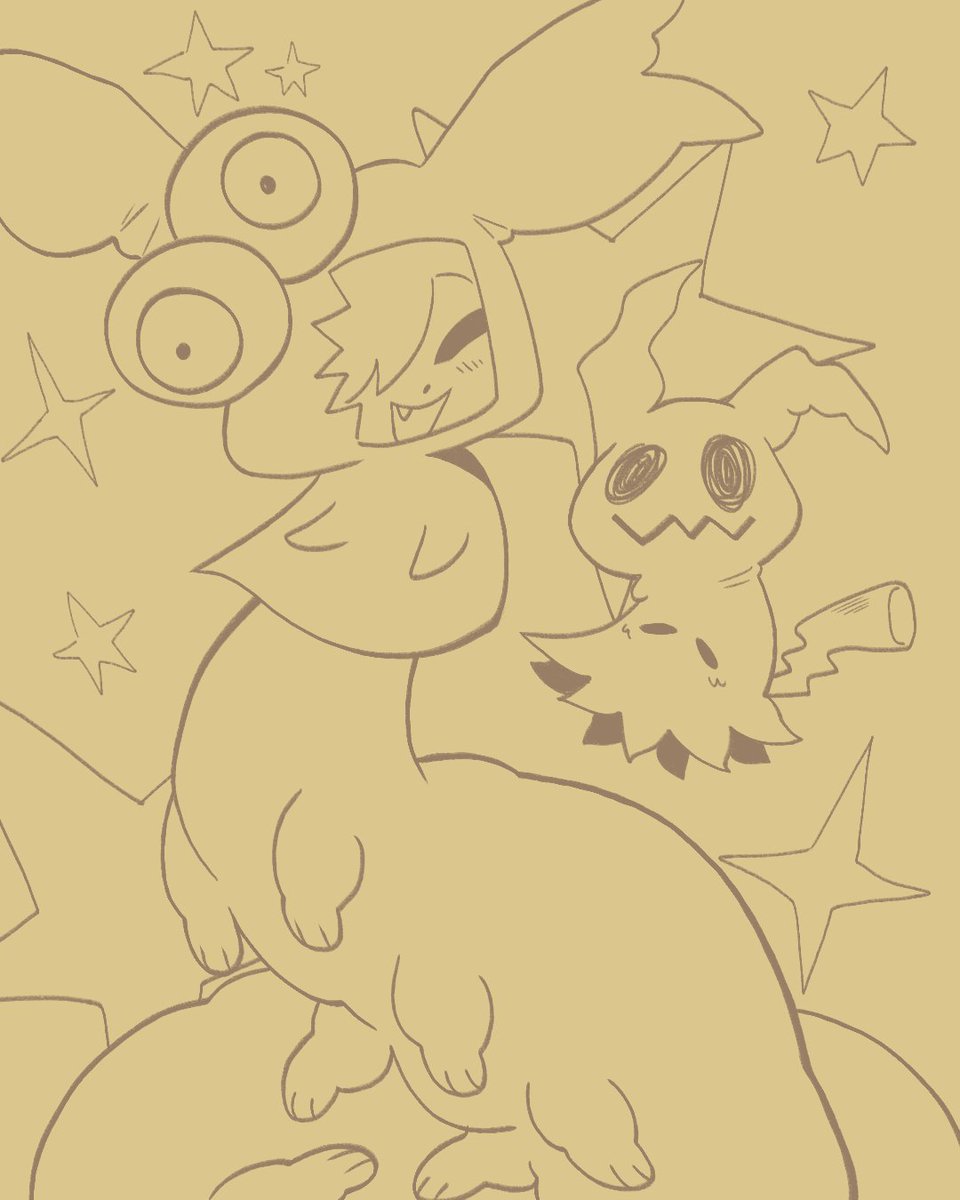 sootbox_'s tweet image. Pokemon + oc content in this economy?? [wip]