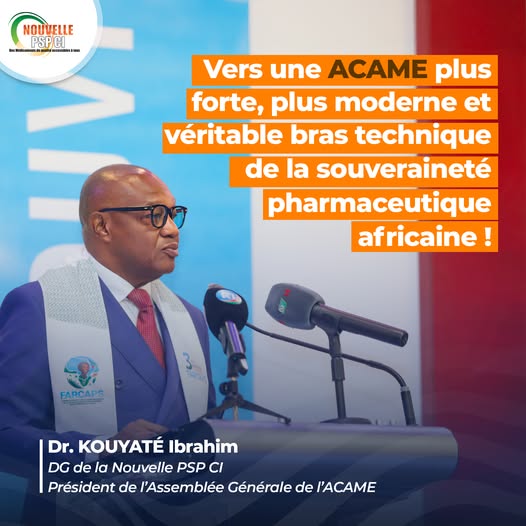 jstm_mali's tweet image. Côte d’Ivoire : Dr Kouyaté Ibrahim élu à la présidence de l’ACAME pour une souveraineté pharmaceutique africaine renforcée
Son élection à la tête de cette association illustre la confiance placée dans son leadership et...
#sante #medicament #ACAME #pspci 
scienceetsociete.com/cote-divoire-d…