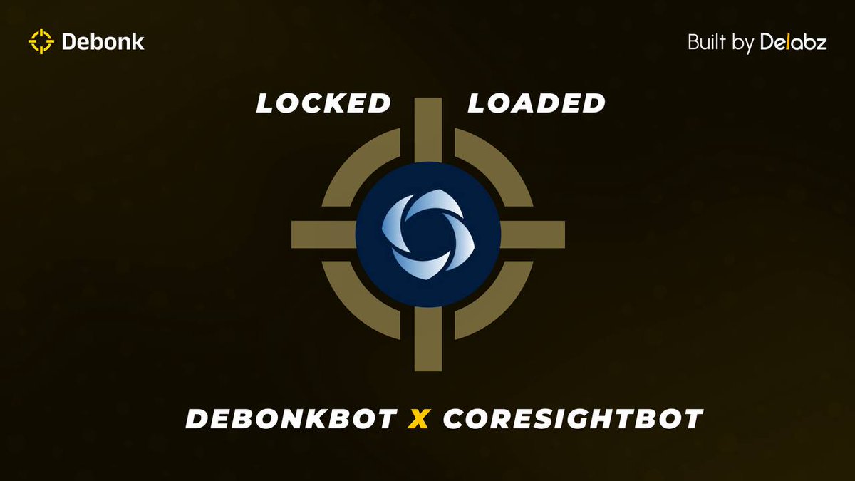 We're pleased to announce that CORESIGHT will be partnering with <a href="/debonkBot/">debonk</a> to provide DEMO &amp; LIVE DEGEN TRADING and a MEMECOIN SNIPING bot directly on CORESIGHT!

The DEMO TRADING feature will allow you to test and perfect your trading strategies before using real tokens

The